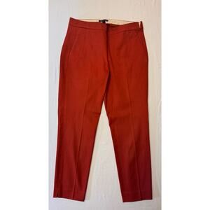 J Crew Dress Pants Ankle Orange Size 6